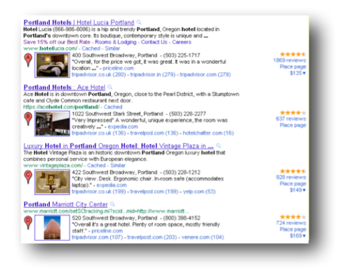 Google business listings