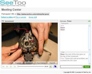 A screen shot of a SeeToo training session showing movement assembly.