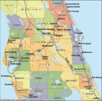 Map of Central Florida